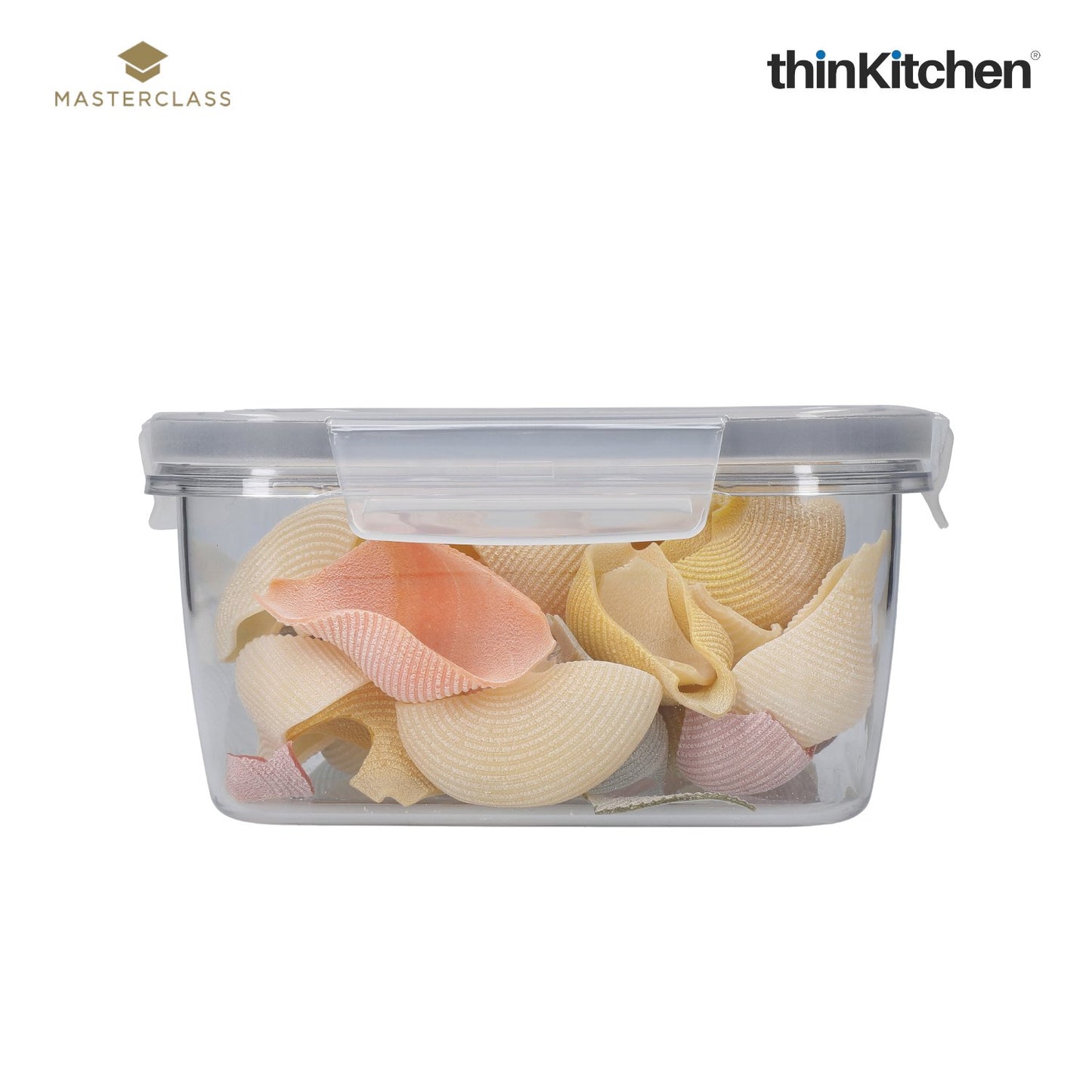 Masterclass Recycled Eco Snap Food Storage Container Square 1400ml