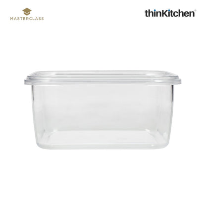 Masterclass Recycled Eco Snap Food Storage Container Square 1400ml