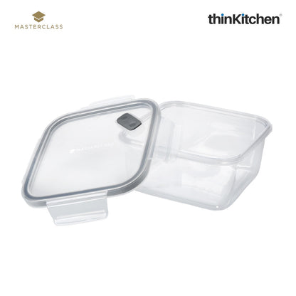 Masterclass Recycled Eco Snap Food Storage Container Square 1400ml