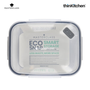 MasterClass Recycled Eco Snap Food Storage Container, Rectangular, 1500ml