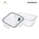 MasterClass Recycled Eco Snap Food Storage Container, Rectangular, 1500ml