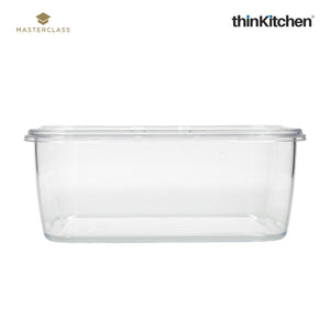 MasterClass Recycled Eco Snap Food Storage Container, Rectangular, 800ml