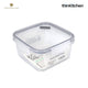 MasterClass Recycled Eco Snap Food Storage Container, Square, 800ml