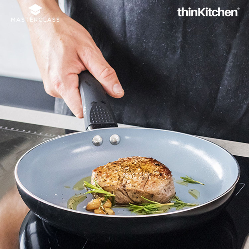 MasterClass 9.4" Non-Stick Premium Fry Pan, Induction Safe, Chemical Free Coating