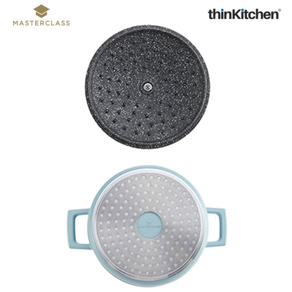 Masterclass Sky Blue Casserole Dish 2 5 Litre