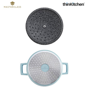 MasterClass Sky Blue Casserole Dish, 2.5 litre