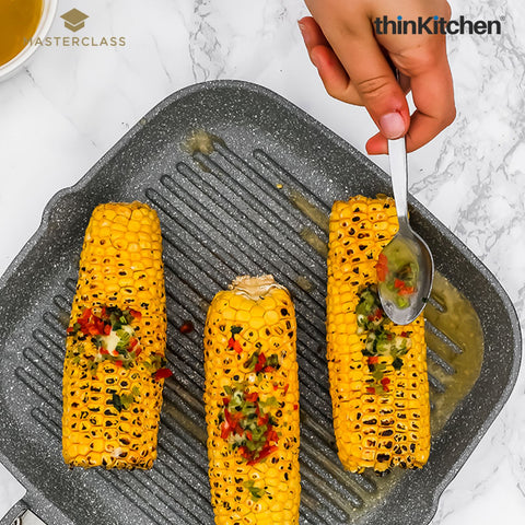 Masterclass Cast Aluminium Grill Pan 24cm