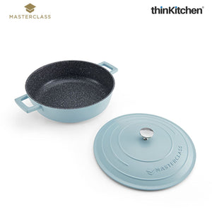 MasterClass Cast Shallow Casserole Dish, 4 Litre