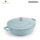 MasterClass Cast Shallow Casserole Dish, 4 Litre