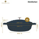 MasterClass Cast Shallow Casserole Dish, 4 Litre