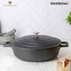 MasterClass Cast Shallow Casserole Dish, 4 Litre