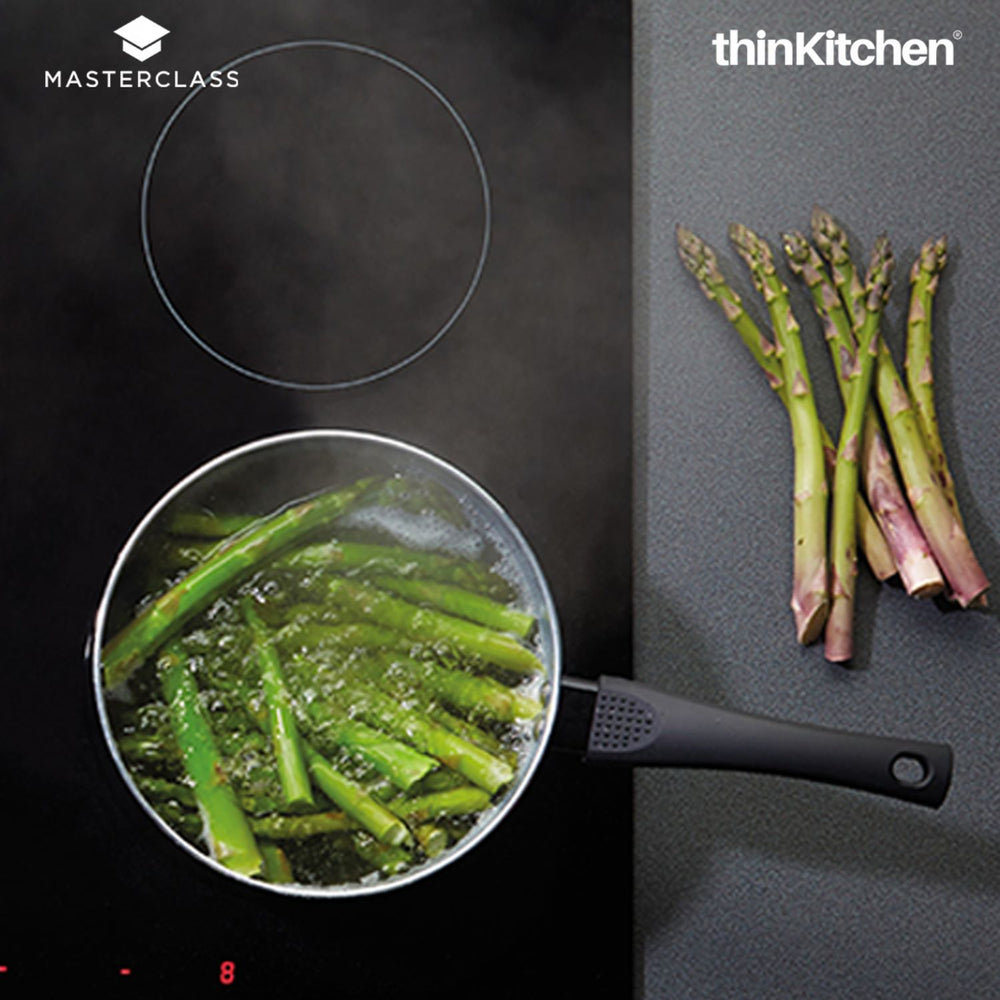MasterClass 7.1" Premium Non-Stick Medium Saucepan, Induction Safe