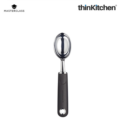 Premium Black Stainless Steel Soft Grip Ice Cream Scoop