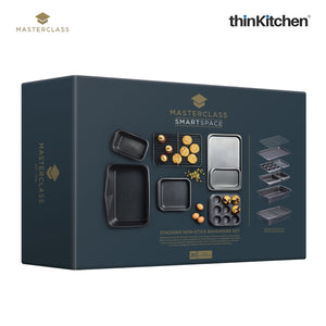 MasterClass Smart Space Stacking 7-pc Non-Stick Baking & Roasting Set