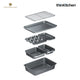 MasterClass Smart Space Stacking 7-pc Non-Stick Baking & Roasting Set