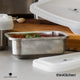 MasterClass All-in-One Snack-Sized Stainless Steel Food Storage Container/Dish with Lid, 500ml