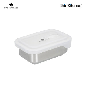 MasterClass All-in-One Snack-Sized Stainless Steel Food Storage Container/Dish with Lid, 500ml