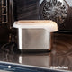 MasterClass All-in-One Dinner-For-One-Sized Stainless Steel Food Storage Container/Dish with Lid, 1 Litre
