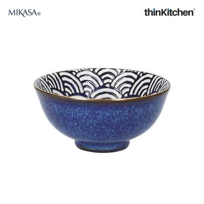 Mikasa Satori 11 5cm Porcelain Indigo Blue Miso Serve Bowl