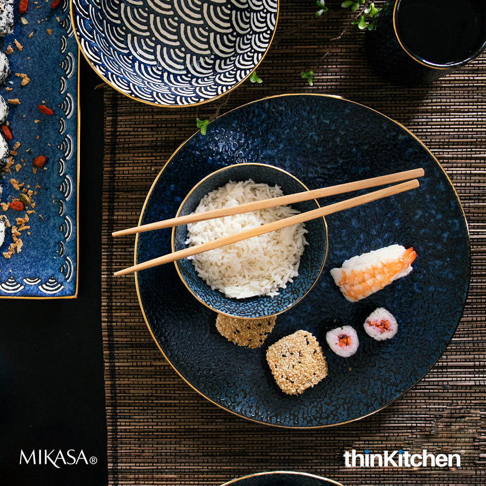 Mikasa Satori 10.6" Premium Porcelain Dinner Plate with Textured Finish