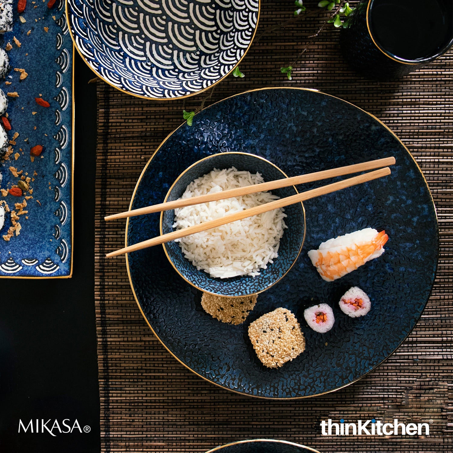 Mikasa Satori Porcelain Dinner Plate, 27 cm - 1