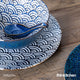 Mikasa Satori Porcelain Seigaiha Wave Side Plate, 22cm