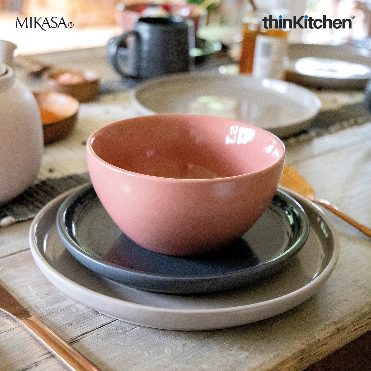 Mikasa Serenity Ceramic 24.5cm Dinner Plate