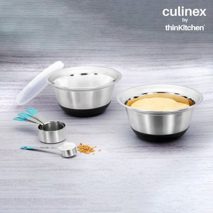 Culinex by thinKitchen| 18/8 Stainless Steel 4 QT Mixing Bowl