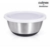 Culinex by thinKitchen Heavy-Duty 304 Stainless Steel Anti-Skid Mixing Bowl for Cakes, Dough, Eggs - 1pc (3800 ml) | Cooking, Prep, Mixing|By thinKitchen