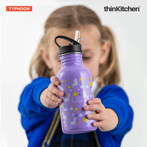 Typhoon Pure Kids Hello Sunshine & Unicorn Bottle, Purple, 550ml