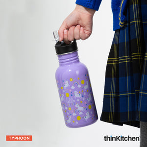 Typhoon Pure Kids Hello Sunshine & Unicorn Bottle, Purple, 550ml