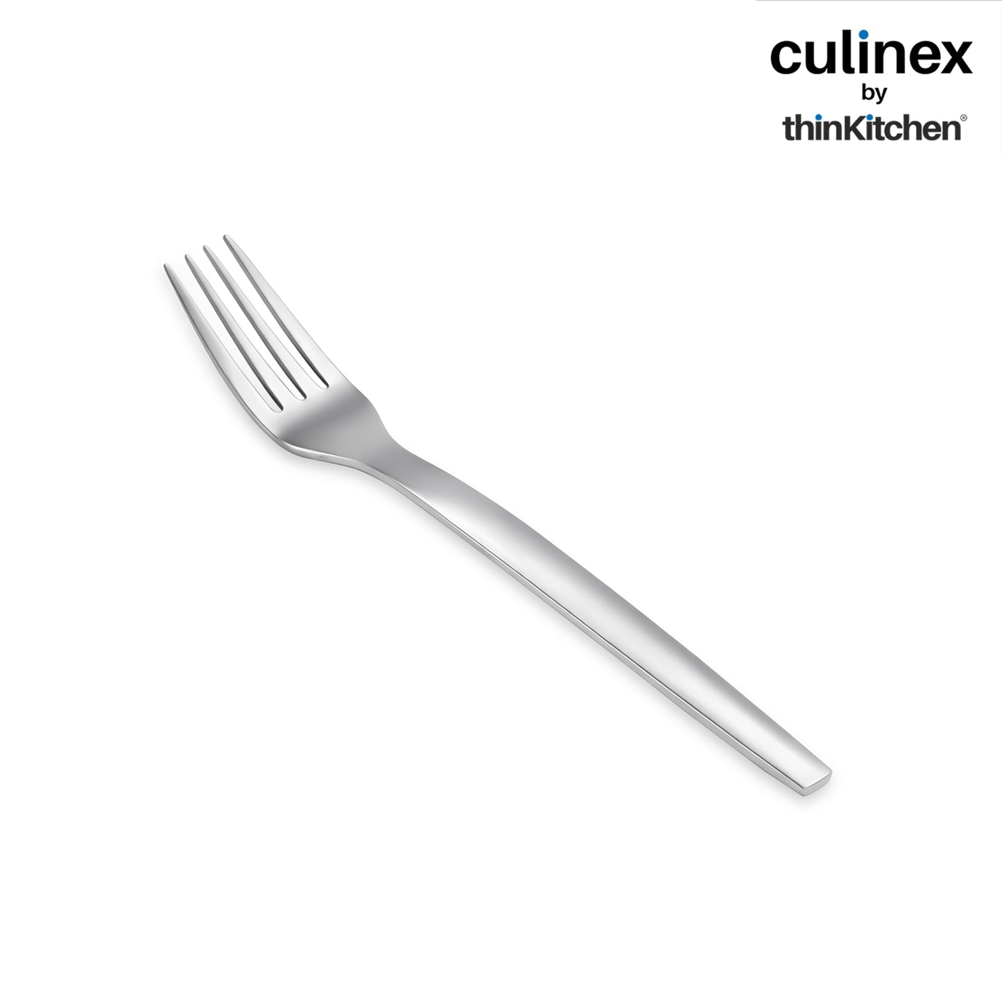 Culinex by thinKitchen Stainless Steel 5.7" Cake Fork, Set of 6 | Silver Rustproof Flatware By thinKitchen (Queen)