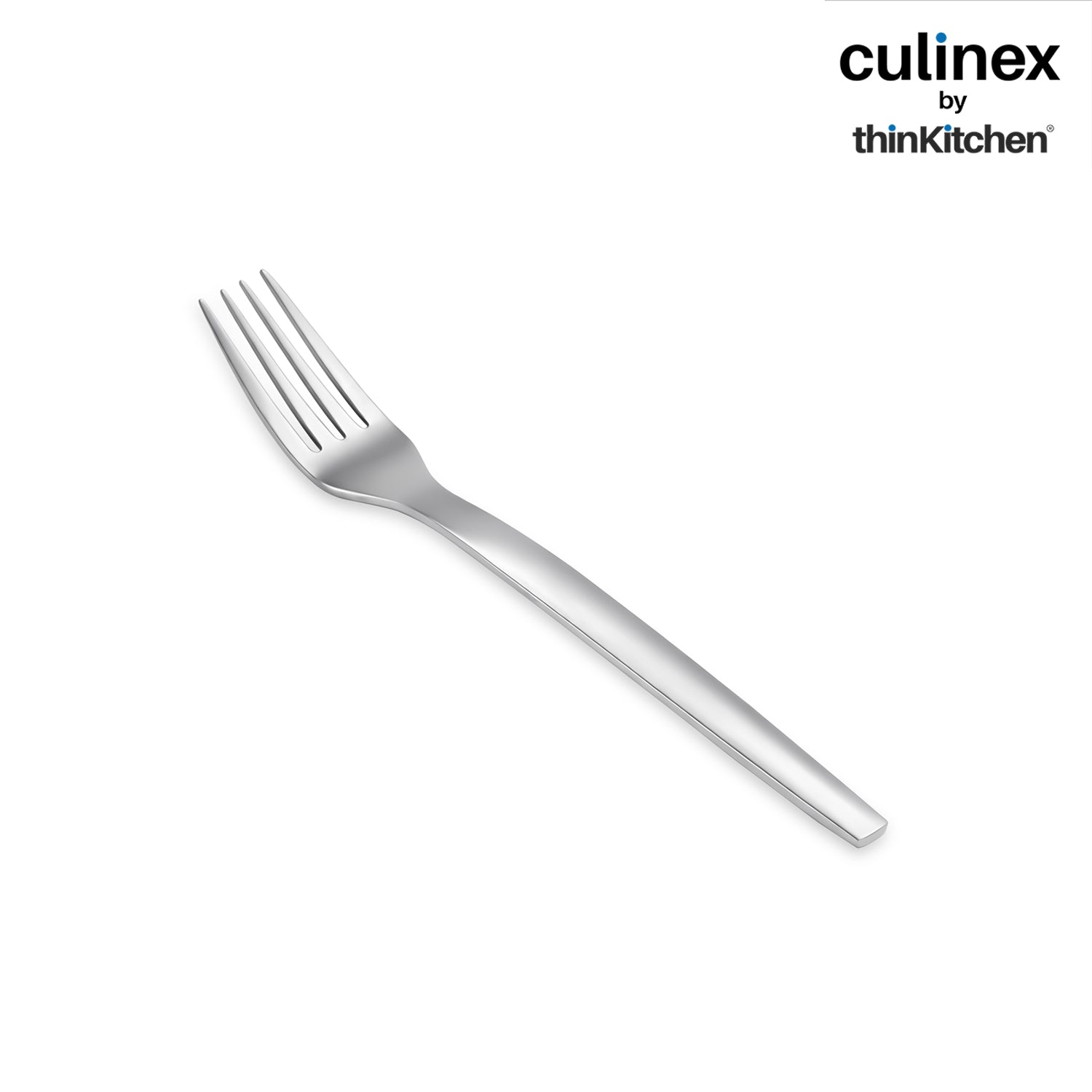 Culinex by thinKitchen Stainless Steel 8" Dinner Fork Set of 6 for Dining Table, Kitchen | Silver Rustproof Flatware By thinKitchen (Queen) - 6