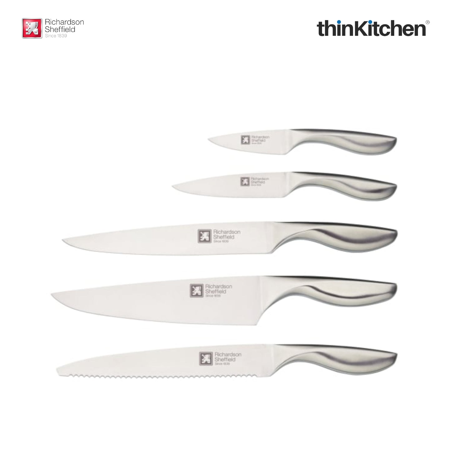 Richardson Sheffield Forme 5 Pc Knife Set