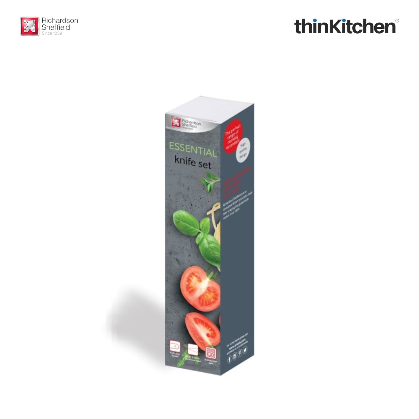 Richardson Sheffield Forme 5 Pc Knife Set