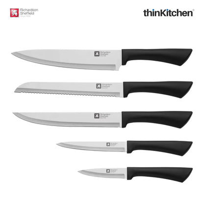Richardson Sheffield Onyx 5 Pc Knife Set
