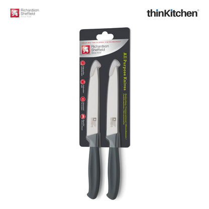 Richardson Sheffield Kitchen Essentials All Purpose Knife Grey 2 Pieces