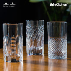 Royal Brierley Antibes Crystal Large Tumbler Glass