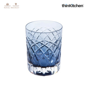 Royal Brierley Harris Ink Blue Tumbler Glass, 230 ml