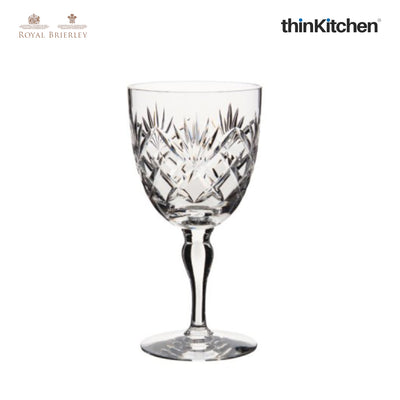 Royal Brierley Tall Braemar 150ml Premium Crystal Wine Glass for Red Wine, White Wine, Water & Home, Dining