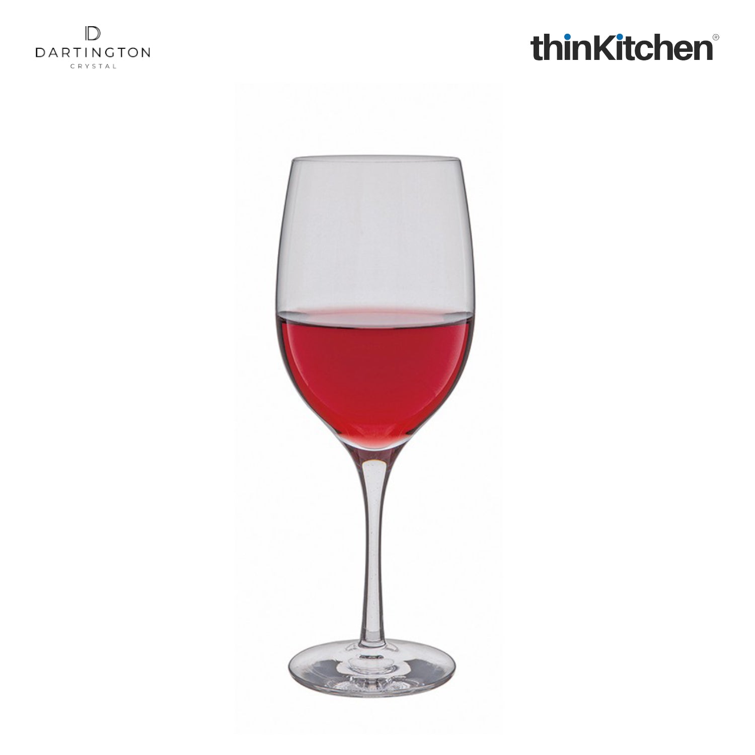 Dartington Crystal White Wine Glasses Set Of 2 – 350ml, Dishwasher Safe, Gift Boxed
