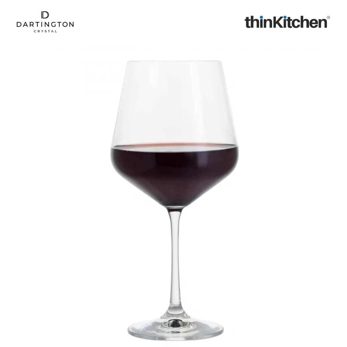 Dartington Premium Crystal Wine Glasses Set of 4 x 570ml, Lead-Free Crystal Goblets for Red Wine, White Wine - 4