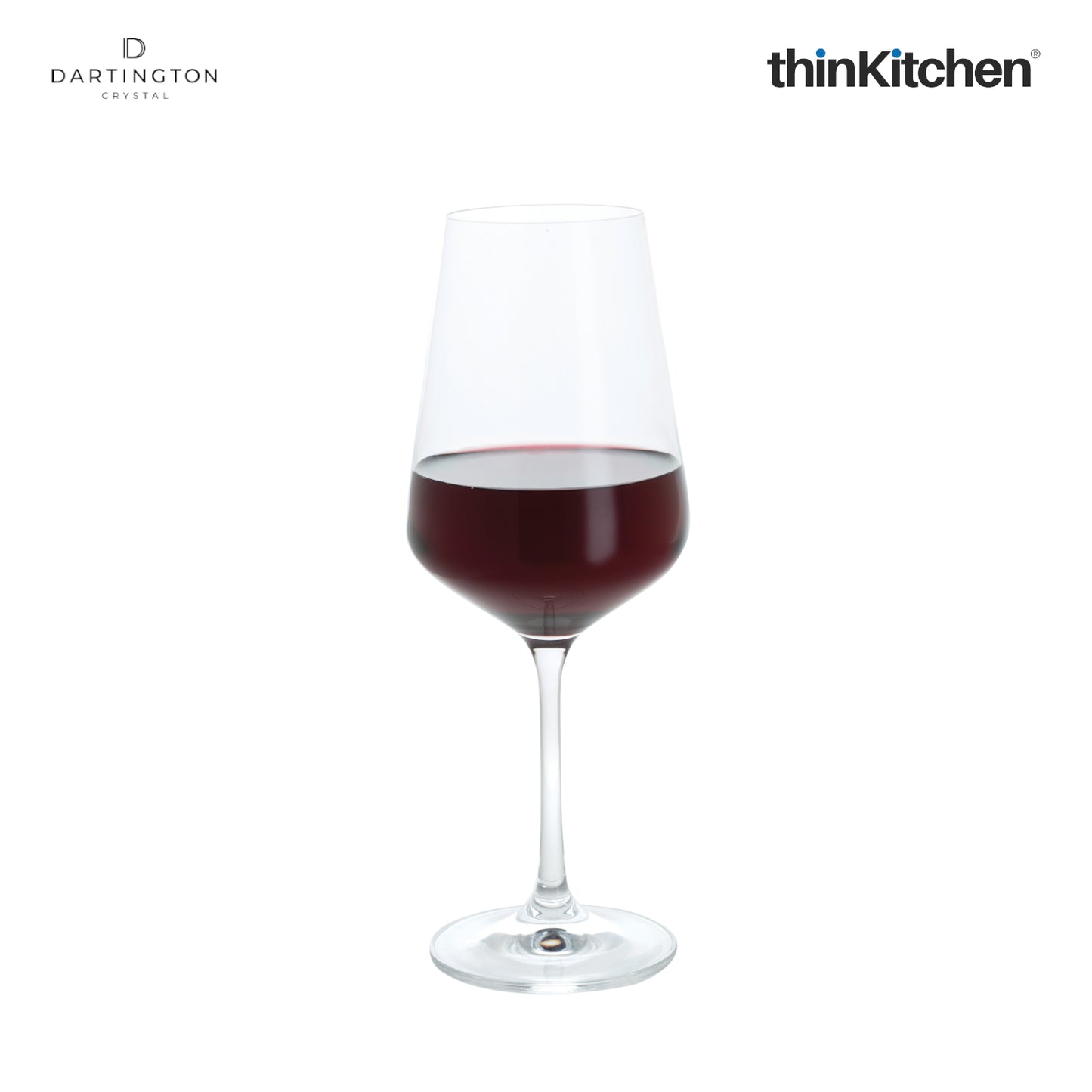 Dartington Crystal Cheers Red Wine Glass Set Of 4