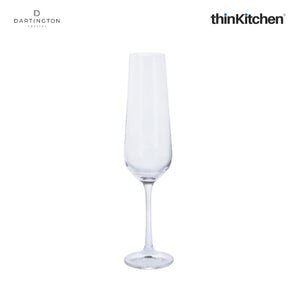 Dartington Cheers Flute Glasses, Set of 4, 200 ml
