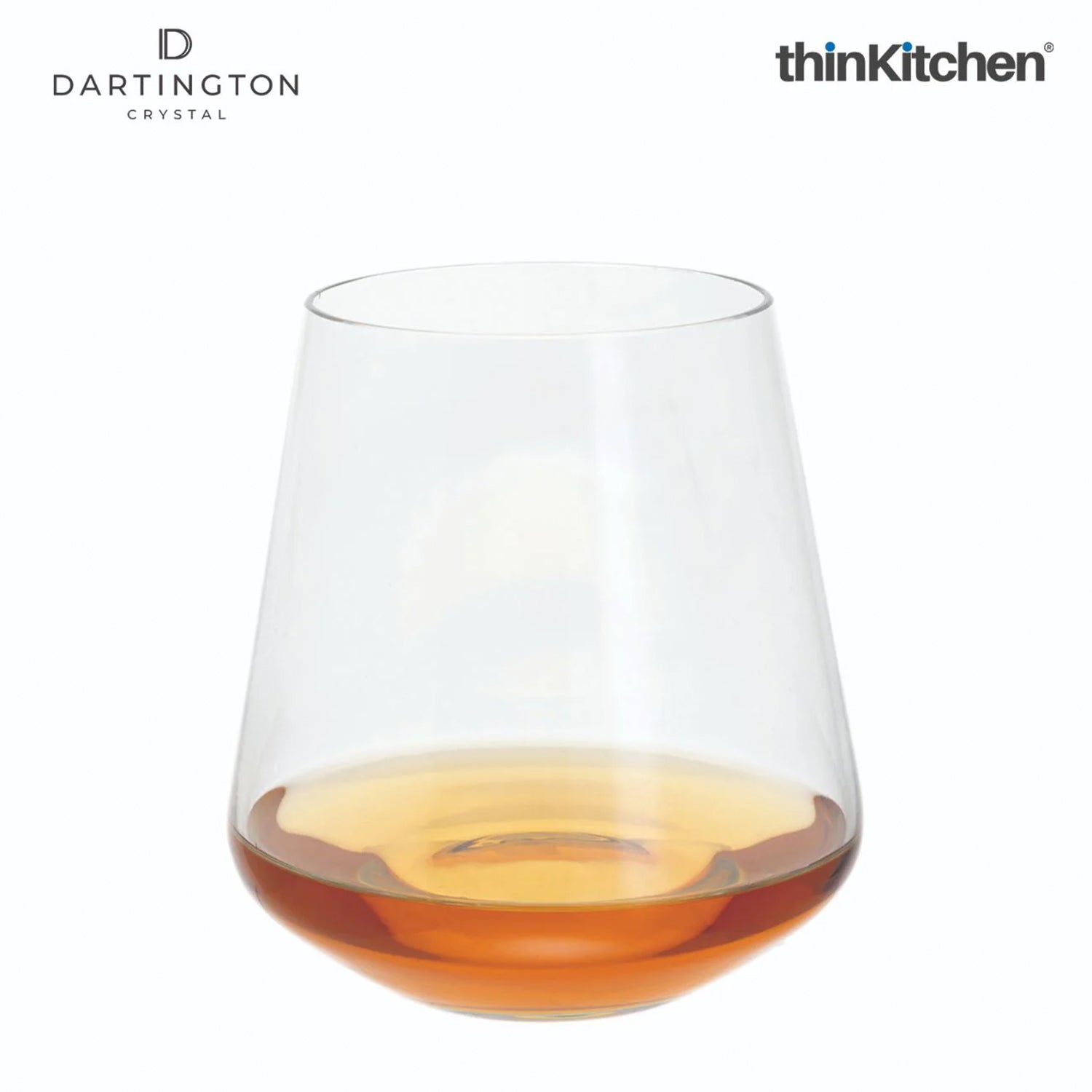 Dartington Crystal Cheers Tumbler Glass, Set of 4 - 3