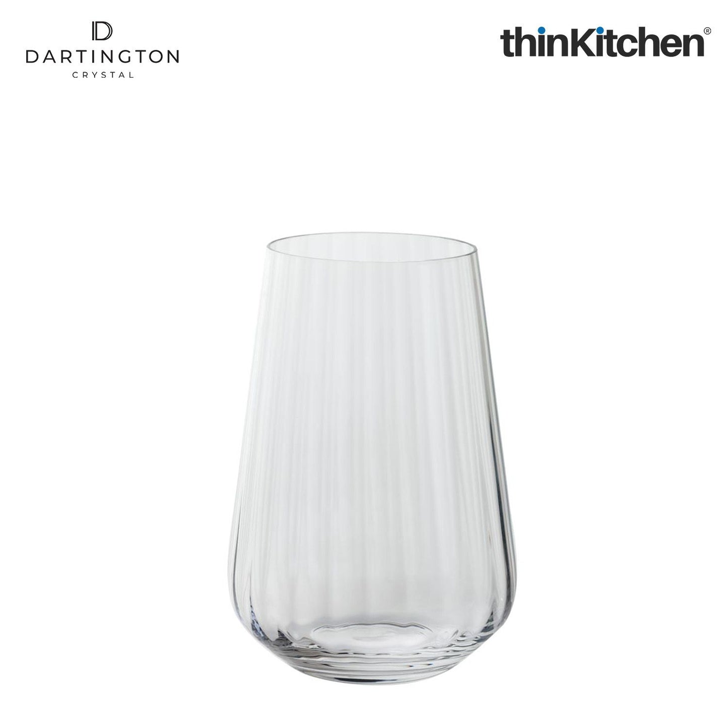 Premium Crystal Tall Tumbler Glass Set of 4, 400ml Each| Cheers Optic Tall Lead Free Glasses for Water, Drinks, Juices, Mocktails | Handcrafted in England