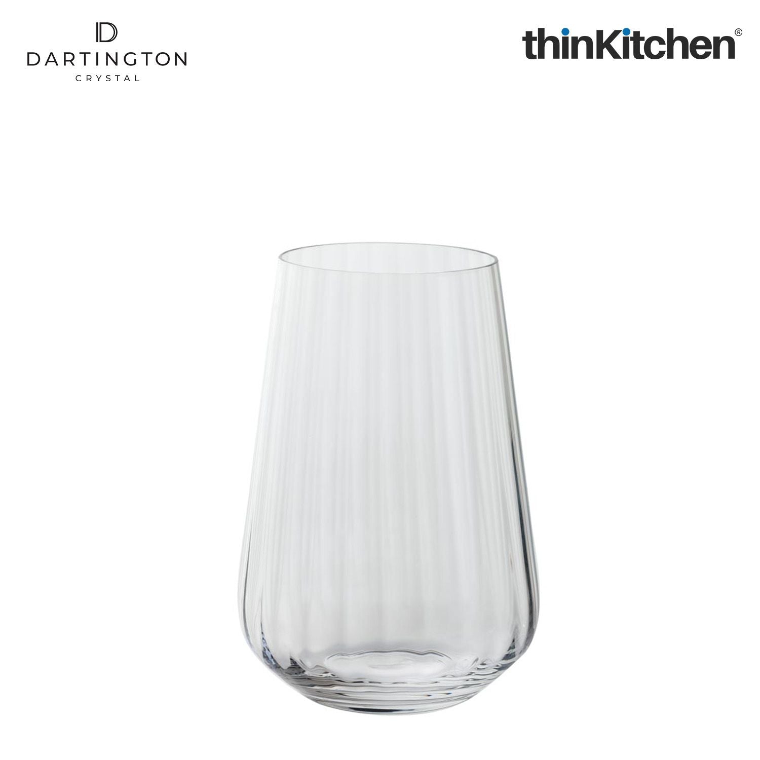 Premium Crystal Tall Tumbler Glass Set of 4, 400ml Each| Cheers Optic Tall Lead Free Glasses for Water, Drinks, Juices, Mocktails | Handcrafted in England - 2