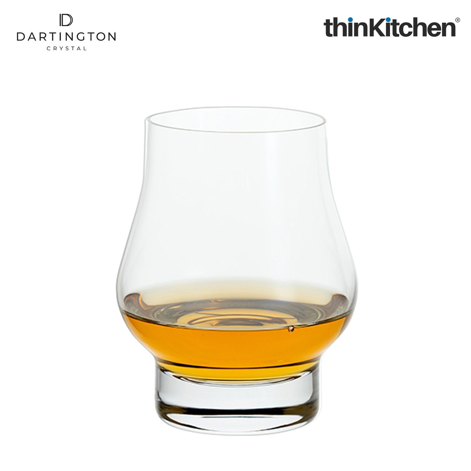Dartington Crystal Spirits Glass - Set of 4, 285ml Each |Home Bar Tumbler for Whisky, Rum, Gin, Cocktails, Liqueurs | Handcrafted in England - 2