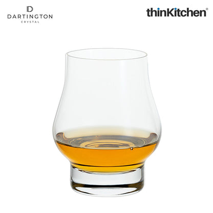 Dartington Crystal Spirits Glass - Set of 4, 285ml Each |Home Bar Tumbler for Whisky, Rum, Gin, Cocktails, Liqueurs | Handcrafted in England