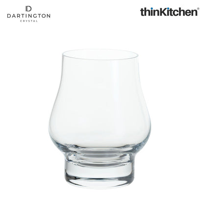 Dartington Crystal Spirits Glass - Set of 4, 285ml Each |Home Bar Tumbler for Whisky, Rum, Gin, Cocktails, Liqueurs | Handcrafted in England